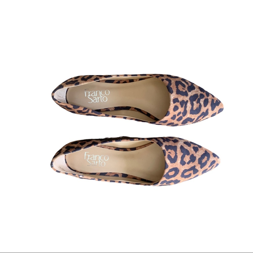 Hazeline Leopard Pointed Flats